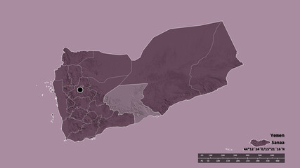 Location of Shabwah, governorate of Yemen,. Administrative