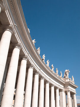 Statues in St. Peter's Square, Rome