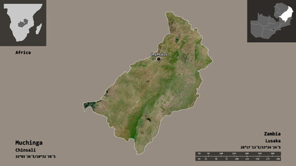 Muchinga, province of Zambia,. Previews. Satellite