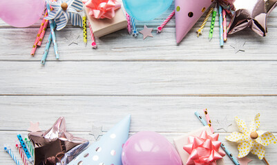 Fototapeta premium Happy birthday or party background