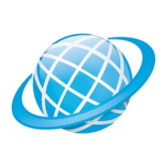 Spherical logo element design