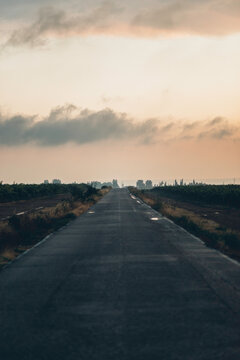 a lonely road on the storm