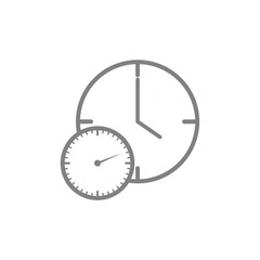 two clocks icon