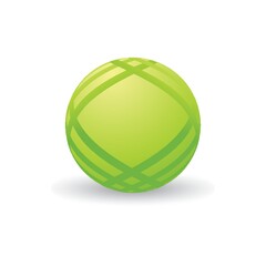 Spherical logo element design