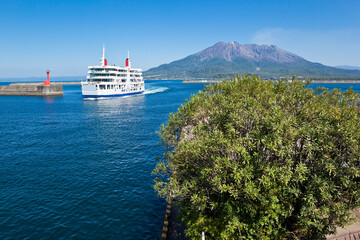 桜島フェリーと桜島