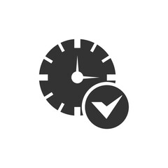 Clock settings saved icon