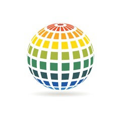 spherical logo element design