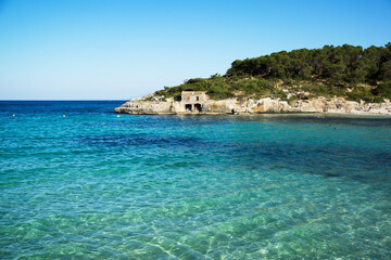 House on a rock next to the sea