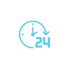 24 hours clock icon