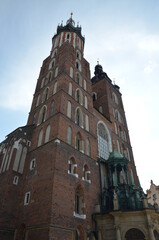 Kraków , Rynek , Kościół Mariacki , Sukiennice , Kraków Kamienice , Kościół Kraków , Rynek Sukiennice , Polska Kraków , Ulice Krakowa , Kraków budynki stare , Kamienice w Krakowie  Rynek Stary, Kraków © Szymon