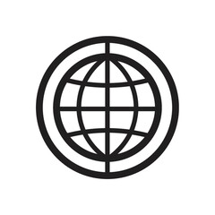 Obraz premium globe icon