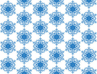 Vector seamless texture. Snowflakes christmas background. EPS 10