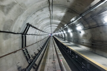 underground subway tunnel