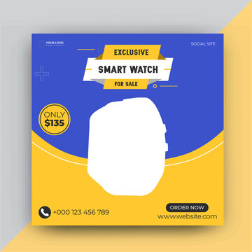 Watch Product Sale Instagram post, Social media post template