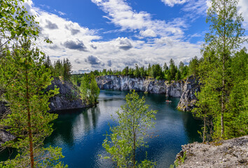 Fototapeta premium View of the great marble canyon.