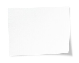 White Paper sheet background - isolated on white	