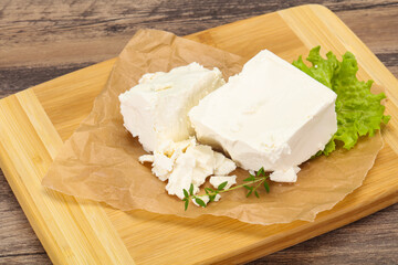 Greek traditional Feta soft cheese