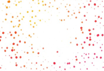 Light Red, Yellow vector texture with abstract forms.