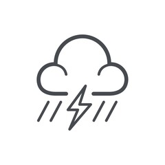 Thunderstorm concept