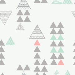 Seamless triangles design