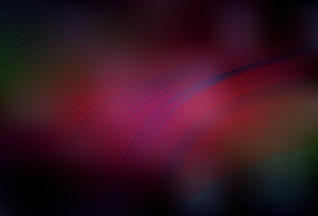 Dark Red, Yellow vector abstract blurred background.