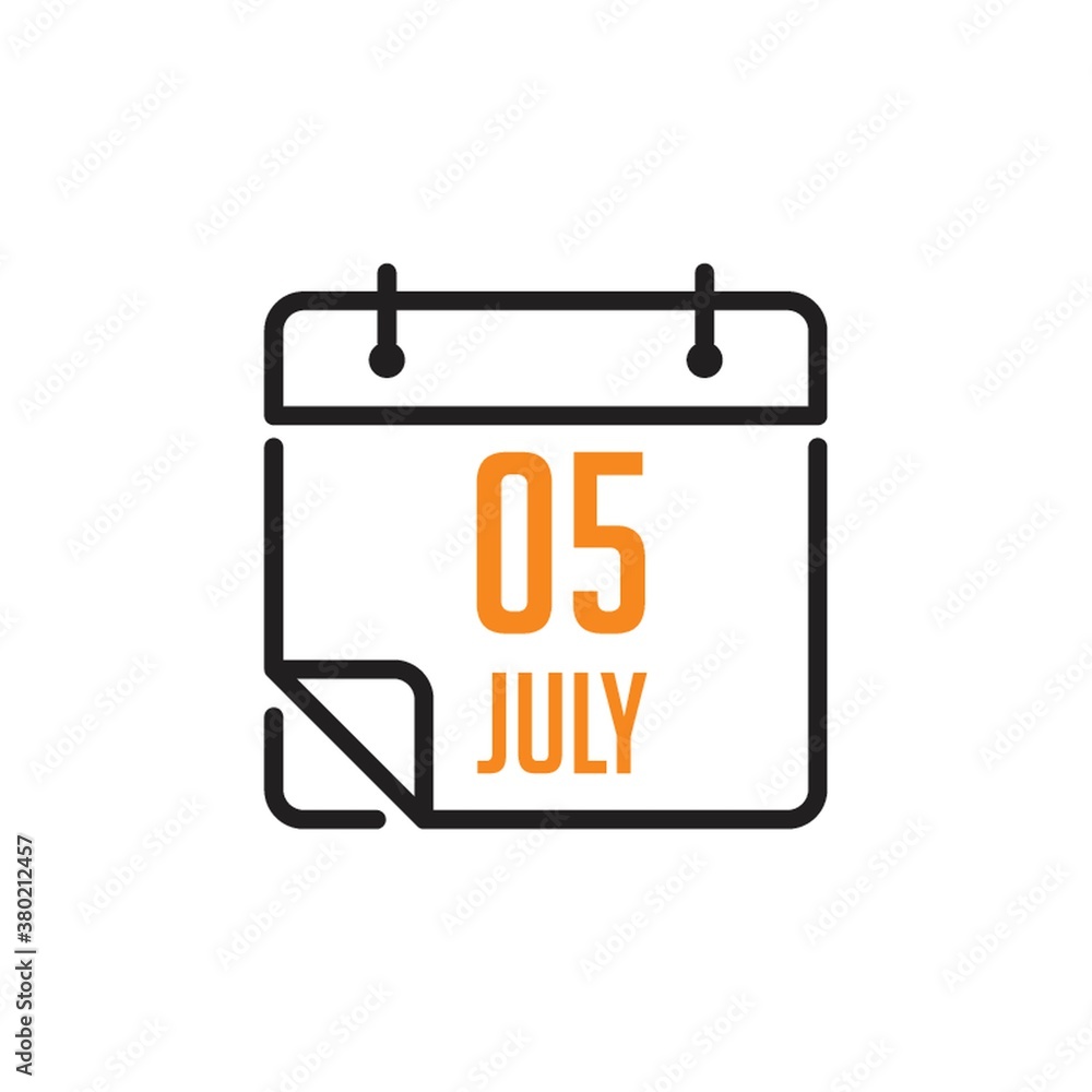 Canvas Prints calendar icon