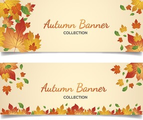 Autumn banner design