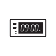 Digital clock icon