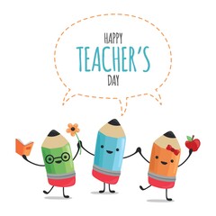 Happy teacher's day design