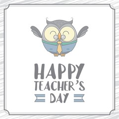 Happy teacher's day design