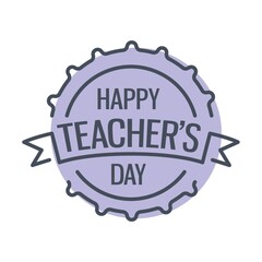Happy teacher's day design