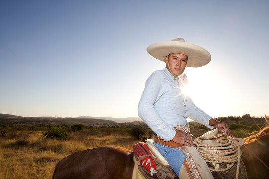 Portrait of Mexican Guacho. Mexico.