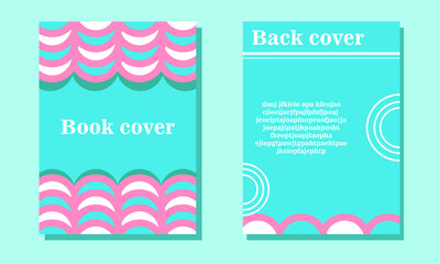 Fototapeta premium layout design template, cover book, with eps 10, high resolutions. 