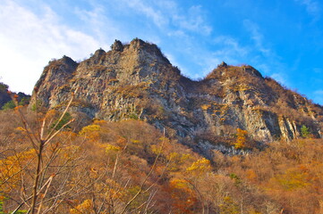 秋の日本三大奇景　妙義山