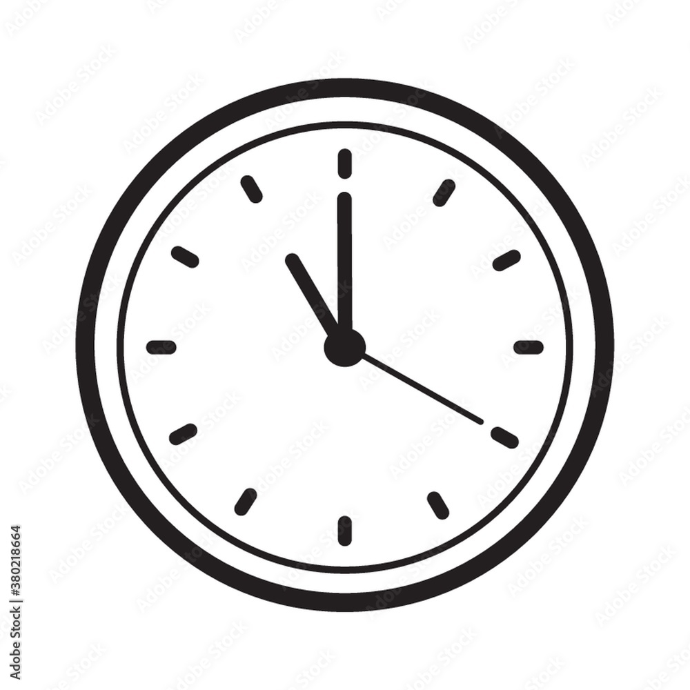 Sticker clock icon