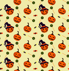 set of seamless backgrounds for Halloween 2