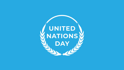 United Nations Day. Vector illustration
