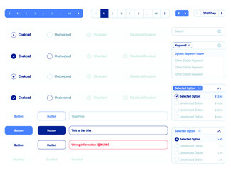 Clean UI Form Design Sources - obrazy, fototapety, plakaty