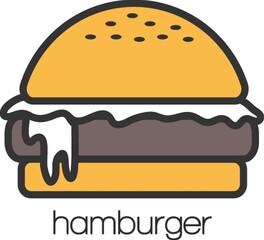 Hamburger icon illustration.