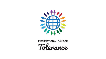 International Day for Tolerance. Vector illustration