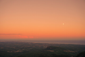 Sunset in Trucafor, Spain