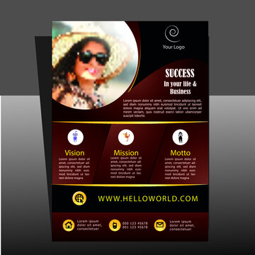 Flyer, magazine page, proect proposal cover desing unique desing [picture not provided]