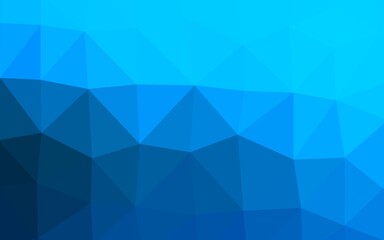 Obraz premium Light BLUE vector abstract polygonal texture. Modern geometrical abstract illustration with gradient. Completely new template for your business design.