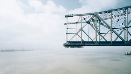 Demolishing the old span of the Oakland and San Francisco Bay Bridge