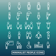 Collection of people icons