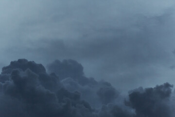 Sky and clouds before raining