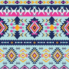 Seamless aztec background