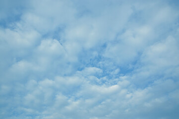White cloud on blue sky, Summer background