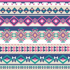 Seamless aztec background
