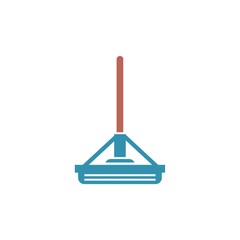 Wiper mop vector illustration